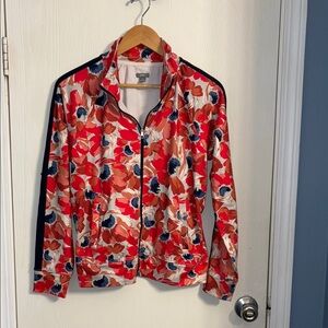 Aerie Multicolor Floral Bomber Jacket